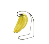KitchenCraft Banana Holder with Chrome Plated Finish, Metal Kitchen Gadget, 17.5 x 8.5 x 34 cm (6.8 x 3.2 x 13.4'')