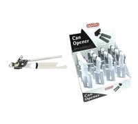 Kitchencraft Butterfly Can Opener, Stainless Steel, Safety and Comfort, 17.5 x 3.5 x 2cm, Silver & Apollo Housewares 8947 Apollo Can Opener White, Plastic