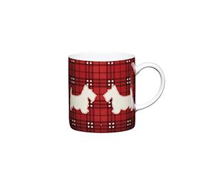 Kitchencraft Cafe Mug, Ceramic, White, 4 cm