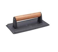 KitchenCraft Cast Iron Bacon Press, Grill BBQ Burger Press, Steak Weight, 21 x 11 cm (8.5" x 4.5")