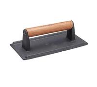 KitchenCraft Cast Iron Bacon Press, Grill BBQ Burger Press, Steak Weight, 21 x 11 cm (8.5" x 4.5")
