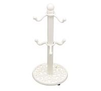 KitchenCraft Cast Iron Mug Tree in Cream Kitchencraft Cream