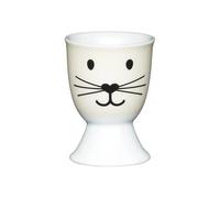 KitchenCraft Cat Face Porcelain Egg Cup