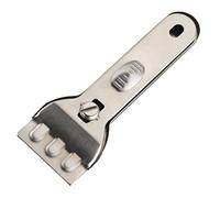 KitchenCraft Ceramic Hob Scraper, Stainless Steel, 28 x 28 x 3 cm