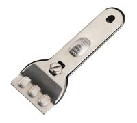 KitchenCraft Ceramic Hob Scraper, Stainless Steel in Silver Kitchencraft Silver