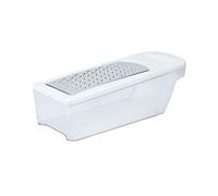 KitchenCraft Cheese Grater with Container, Gift Boxed, Plastic / Stainless Steel, 23 x 8 x 6 cm