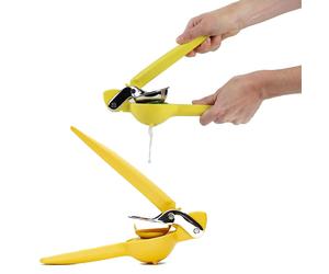 KitchenCraft Chef'n Fresh Force Citrus Juicer Lemon Squeezer Yellow