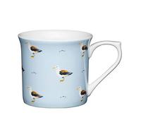 KitchenCraft China 300ml Fluted Mug, Seagull