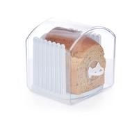 KitchenCraft Clear Acrylic Expandable Bread Bin with Bread Slicer Guide