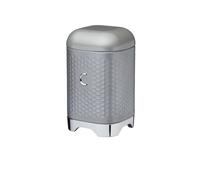 KitchenCraft Coffee Canister Metal Storage Container Shadow Grey Retro Jar