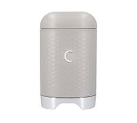 KitchenCraft Lovello Textured Geo Metal Coffee Canister - Yellow