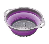 KitchenCraft Colour Works Collapsible 2.8ltr Silicone Draining Food - CWGCOLPUR
