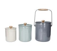 KitchenCraft Compost and Storage Set, 3 Pieces, Gift Boxed