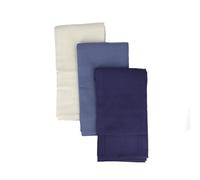 Kitchencraft Cotton Waffle Tea Towels - Blues