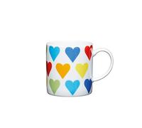 Kitchencraft Cup Coffee Hearts, Ceramics, Multicolor, 5 cm, Pack of 1