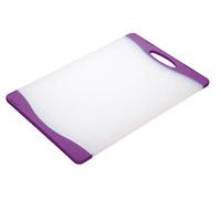 KitchenCraft CWBOARD350PUR Colourworks Polyethylene Reversible Cutting Board, 36.5 x 25 cm - Purple