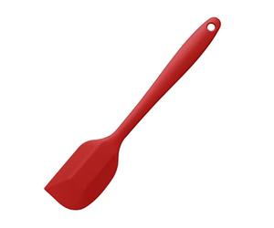 KitchenCraft CWSPATRED Colourworks Silicone Spatula, 28 cm - Red | Heat-resistant up to 260C with a flexible edge to scrape bowls clean and reach tight corners without scratching cookware.