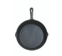 KitchenCraft Deluxe Cast Iron 24cm Round Plain Grill Pan