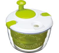 Kitchen Craft Healthy Eating Large Salad Spinner and Dresser, White/Green, 25 cm