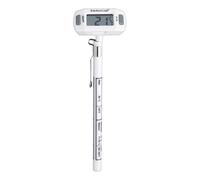 KitchenCraft Digital Probe Thermometer, -45 to 200 deg C, Blister Carded in White Kitchencraft White