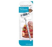 KitchenCraft Digital Probe Thermometer - White - Stainless Steel - Thermometer