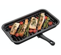 Kitchencraft Enamel 4Cm X 23Cm Grill Pan With Scratch-Resistant Enamel Coating