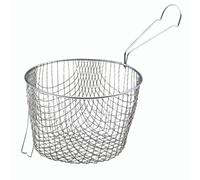 KitchenCraft Extra Deep Chip Basket for 20cm Pan - Stainless Steel Frying Basket