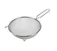 KitchenCraft Extra-Large Stainless Steel Sieve, 25 cm (10”), Silver