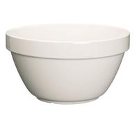 KitchenCraft Extra Large White Ceramic Pudding Basin, 1.5L Mixing Bowl