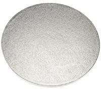 KitchenCraft Extra Thick Cake Drum, Round, Cardboard / Foil, Silver, 30cm