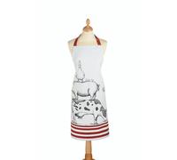 KitchenCraft Farmhouse Apron - Red - Cotton - Apron