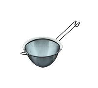KitchenCraft Fine-Mesh Stainless Steel Conical Sieve, 18 cm (7"), Silver