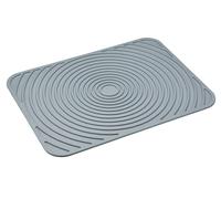 KitchenCraft Flexible Thermoplastic Rubber Dish Drying Mat, 3 x 4 cm (12" x 15.5") - Grey
