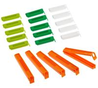 KitchenCraft Bag Clips Assorted Sizes 20 Piece