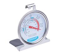 KitchenCraft Stainless Steel Freezer / Fridge Thermometer with Temperature Guide
