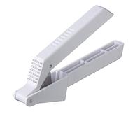 KitchenCraft Garlic Press, Plastic, White, 16 x 4 cm