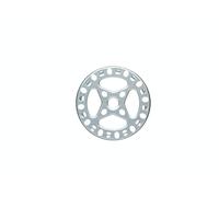 KitchenCraft Gas Ring Reducer Trivet for Gas Hobs, Suitable for Stovetop Coffee Makers, Galvanised Iron, 12 cm, Silver