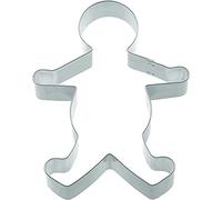 KitchenCraft Gingerbread Man Cookie Cutter, Stainless Steel, 9 x 7 x 2.5 cm