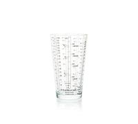 KitchenCraft Glass Measuring Cup for Wet and Dry Ingredients, Imperial and Metric Units, Powdered Mixes and Liquids, 450 ml