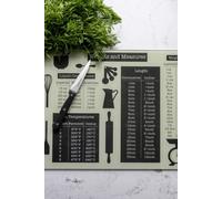 KitchenCraft Glass Work Surface Protector, Weights & Measure design Kitchencraft Multicolor