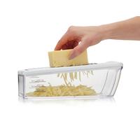 KitchenCraft Grater & Graduated Acrylic Collector in White Kitchencraft White