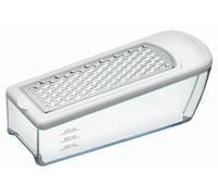 KitchenCraft Grater & Graduated Acrylic Collector in White Kitchencraft White