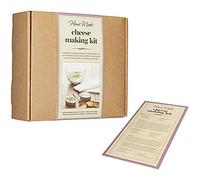 KitchenCraft Home Made Cheese Making Set, 4 Piece, Brown