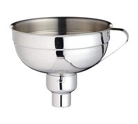 KitchenCraft Home Made Jam Funnel in Gift Box, Adjustable, Stainless Steel, 14.5 cm, Silver