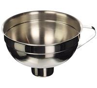 KitchenCraft Home Made Jam Funnel, Traditional, Stainless Steel, 14.5 cm | Traditional design preserves shape and features a side handle for comfortable, secure pouring during hot jam prep.