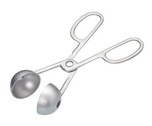 KitchenCraft Home Made Meatball Maker Tool with Non Stick Coating, Metal, 16.5 cm, Silver