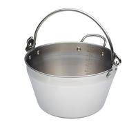 KitchenCraft Home Made Mini Maslin Pan - Silver - Stainless Steel - Saucepan