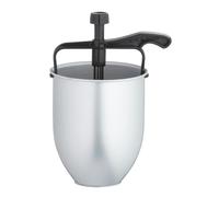 KitchenCraft Home Made Pancake & Doughnut Batter Dispenser - Silver - Metal - Baking Accessories