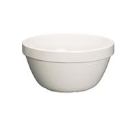 KitchenCraft Home Made Pudding Basin/Serving Bowl, Ceramic, White, Medium (6 ml)