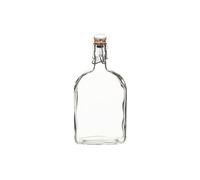 KitchenCraft Home Made Sloe Gin Bottle, 500ml Glass Bottle with Airtight Flip-Top Lid, Ideal for Liqueurs, Vodka, Cordials, Oils, Gift Idea